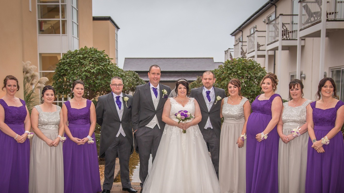 Lynsey Darren s Cadbury s Inspired Wedding With The Kickstarts Warble Entertainment